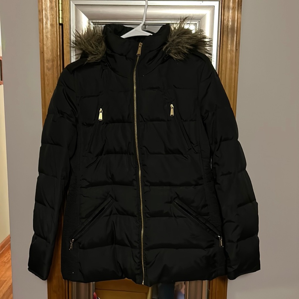 Black Down Puffer Jacket